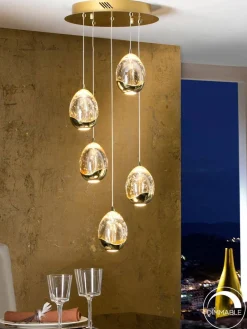 Rocio lampa wisząca 5L (783529D) - Schuller