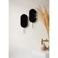 ROKKE czarna lampa ścienna / kinkiet (RKK22000) - Ummo