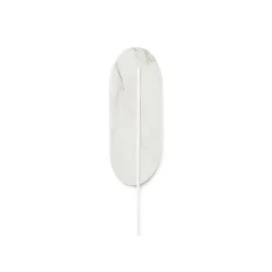 ROKKE STONE biała lampa ścienna / kinkiet z ozdobnym detalem (RKS21020) - Ummo