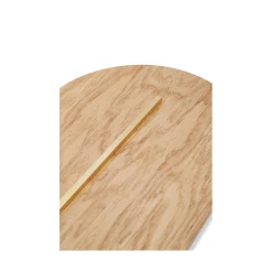 ROKKE WOOD drewniana lampa ścienna / kinkiet z mosiężnym detalem (RKW21030) - Ummo