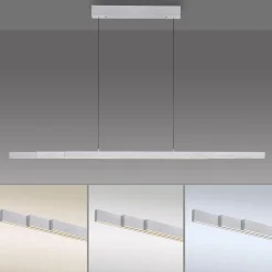 Rozsuwana i regulowana lampa wisząca ADRIANA COMFORT LIFT SREBRNY (2598-95) - Paul Neuhaus