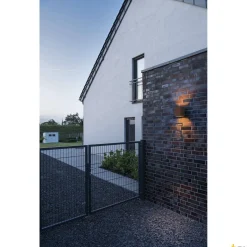 RUSTY© UP/DOWN WL, zewnętrzna oprawa ścienna natynkowa LED, w kształcie prostopadłościanu, kolor rdzy, przełącznik CCT, 3000/4000 K (1004650) - SLV