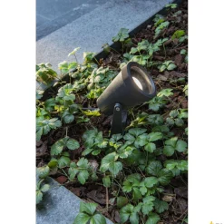 SAMRINA SP single QPAR51, zewnętrzna lampa naziemne na szpicy, czarna (1004757) - SLV