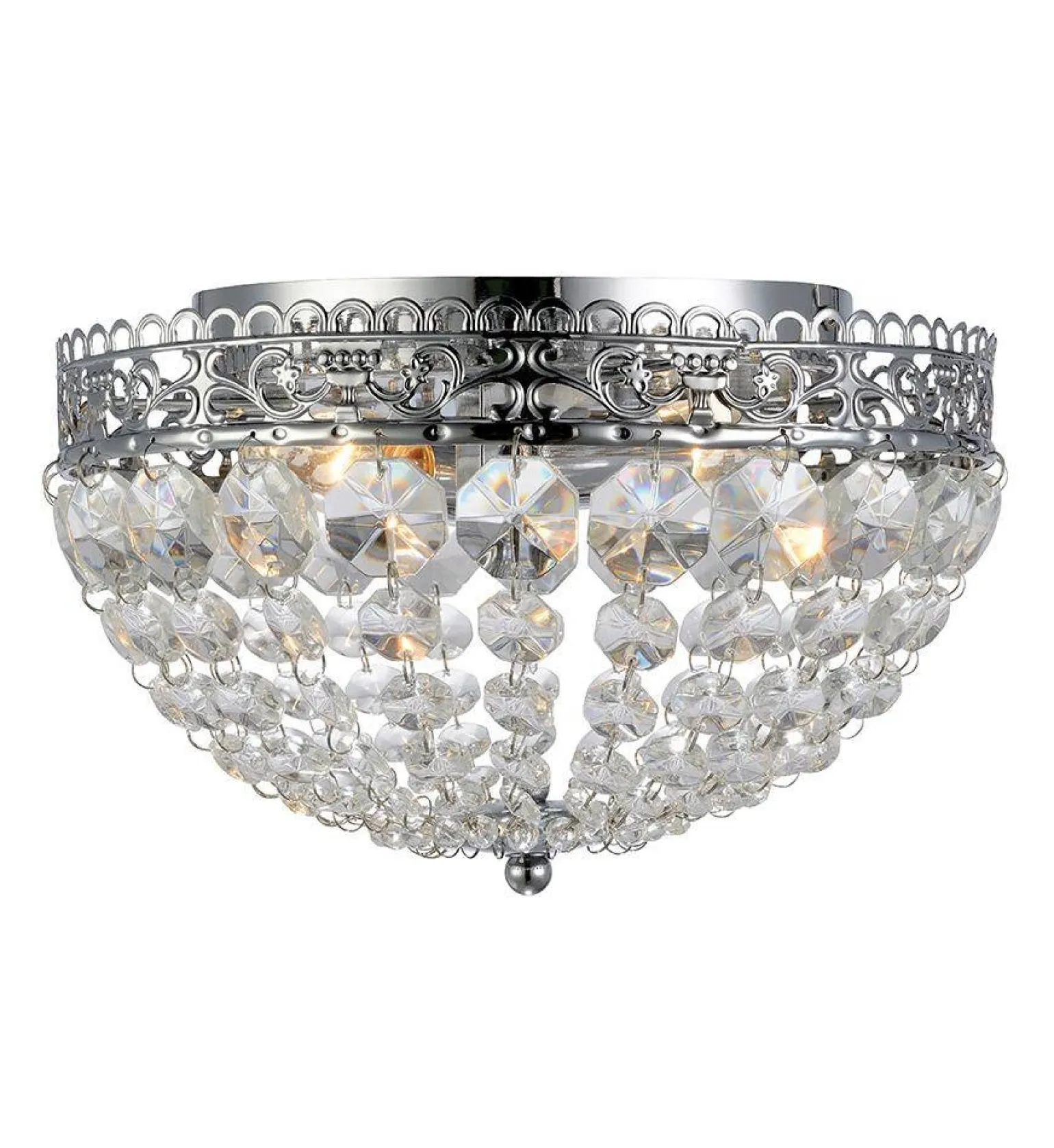 SAXHOLM Plafon 2L Chrom/MC IP21