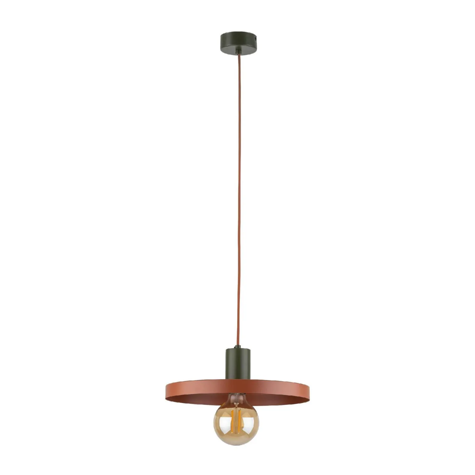 SILA GREEN BRICK 1XE27 LAMPA WISZĄCA 300 (10749) - TK Lighting