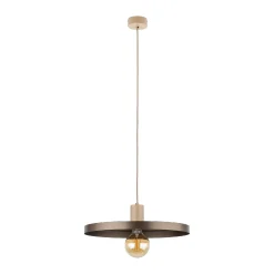 SILA SABIA BROWN 1XE27 LAMPA WISZĄCA 400 (10758) - TK Lighting