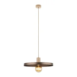 SILA SABIA BROWN 1XE27 LAMPA WISZĄCA 400 (10758) - TK Lighting