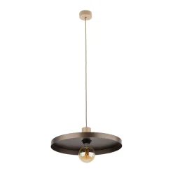SILA SABIA BROWN 1XE27 LAMPA WISZĄCA 400 (10758) - TK Lighting