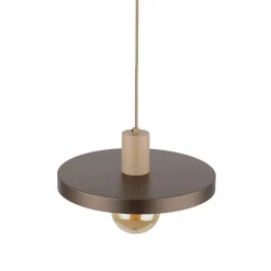 SILA SABIA BROWN 1XE27 LAMPA WISZĄCA 300 (10757) - TK Lighting