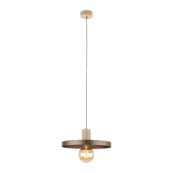 SILA SABIA BROWN 1XE27 LAMPA WISZĄCA 300 (10757) - TK Lighting