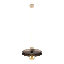 SILA SABIA BROWN 1XE27 LAMPA WISZĄCA 300 (10757) - TK Lighting