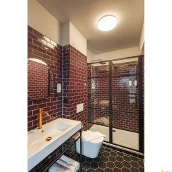 SIMA, wewnętrzna oprawa ścienna i sufitowa natynkowa LED, okrągła, biała, 3000 K, ściemnialna (1005085) - SLV