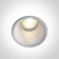 SIMU wpust stały biały (10105FD/W/W) - One Light