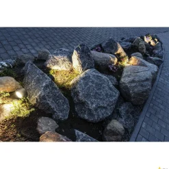 SITRA 360 SPIKE, lampa wbijana w grunt outdoor, jednopunktowa, TCR-TSE, IP44, antracytowa, maks. 9W (231525) - SLV