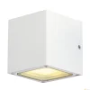 SITRA CUBE, lampa ścienna outdoor, TCR-TSE, IP44, biała, maks. 18W (232531) - SLV