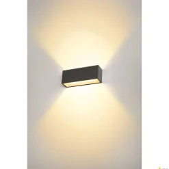 SITRA L WL UP/DOWN, zewnętrzna oprawa ścienna natynkowa LED, kolor antracytowy, przełącznik CCT, 3000/4000 K (1005155) - SLV