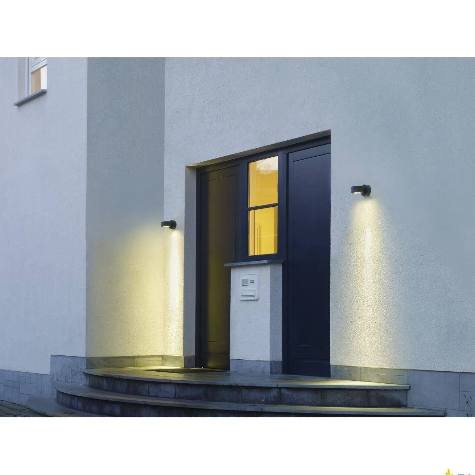 SITRA, lampa ścienna outdoor, jednopunktowa, TCR-TSE, IP44, antracytowa, maks. 9W (230355) - SLV