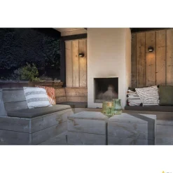 SITRA, lampa ścienna outdoor, jednopunktowa, TCR-TSE, IP44, antracytowa, maks. 9W (230355) - SLV