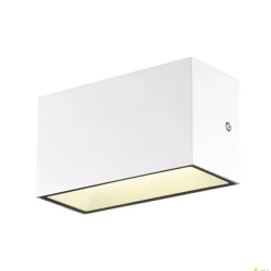 SITRA M WL UP/DOWN, zewnętrzna oprawa ścienna do nabudowania LED, biała, przełącznik CCT, 3000/4000 K (1005153) - SLV