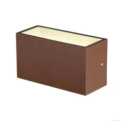 SITRA M WL UP/DOWN, zewnętrzna oprawa ścienna do nabudowania LED, kolor rdzy, przełącznik CCT, 3000/4000 K (1005154) - SLV