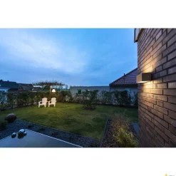 SITRA M WL UP/DOWN, zewnętrzna oprawa ścienna do nabudowania LED, kolor rdzy, przełącznik CCT, 3000/4000 K (1005154) - SLV