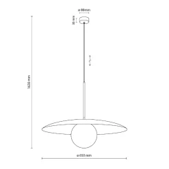 SLATE BLACK GLASS (10637) - TK Lighting