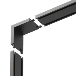 Slim Magnetic Track Narożnik Czarny dół L (ML2213) - Milagro