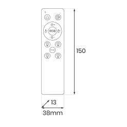 Slim Magnetic Track Pilot do sterowania (ML2233) - Milagro