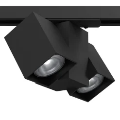 Spot Cube track 2 - Czarny - Szynoprzewód 1F 230V (6262) - Brosline