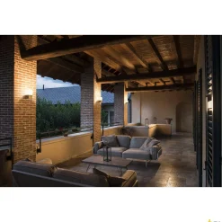 SQUARE WALL, E27, lampa ścienna outdoor, stal nierdzewna 304, maks. 20W, IP44 (1000336) - SLV
