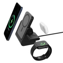 Stacja ładująca smartfon, słuchawki i zegarek 3w1 MagSafe 5000mAh 15W (LV1192) - LVN SYSTEM
