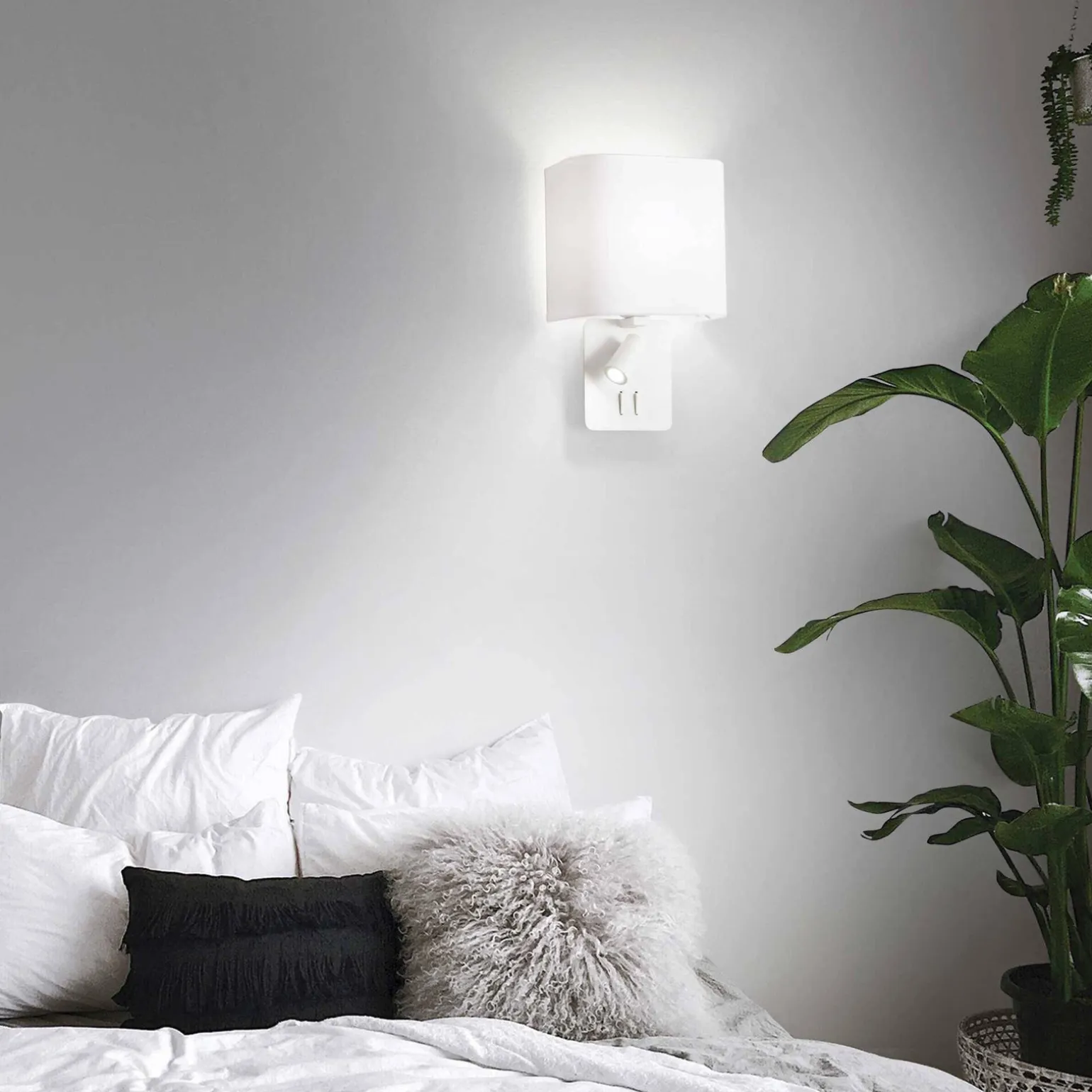 Stelaż / Kinkiet GEA Biały (GEA_MAP2_BIANCO) - Ideal Lux