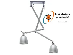 stelaż do lampy Zyta 2S ALU wisząca (podstawa) kolor aluminium (MD2300-2S-ALU) Azzardo
