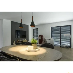 Stelaż LALU® do oprawy wiszącej Led Base, Mix&Match, 150 cm, brąz (1007520) - SLV