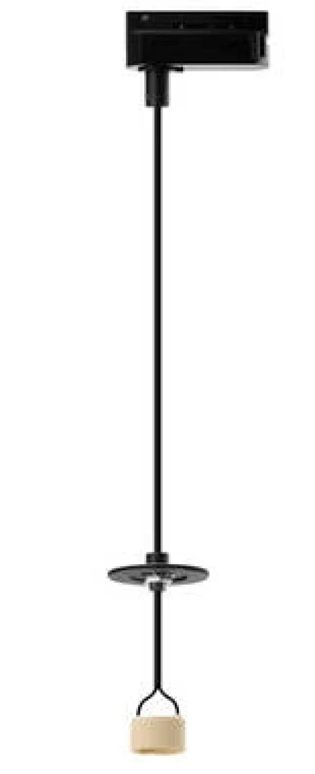 Stelaż lampy wiszącej LUCAS BASE TRACK 1 LINE PENDANT GU10 BK (AZ6152) - Azzardo