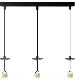 Stelaż lampy wiszącej LUCAS BASE 3L PENDANT GU10 Czarny (AZ6162) - Azzardo