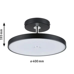 Sufitowa lampa ściemnialna z aplikacją ZigBee WD Hildor ZB DL dim LED 30W Sz Met/Kst (PL96776) - PAULMANN