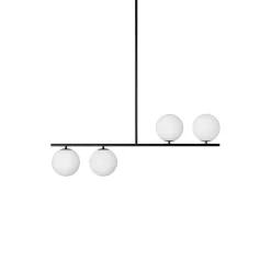 SUGURI A czarna lampa sufitowa w rozmiarze XL (SGA122R66) - Ummo