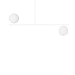 SUGURI C biała lampa sufitowa w rozmiarze M z podwyższoną szczelnością IP44 (SGC311RS6) - Ummo