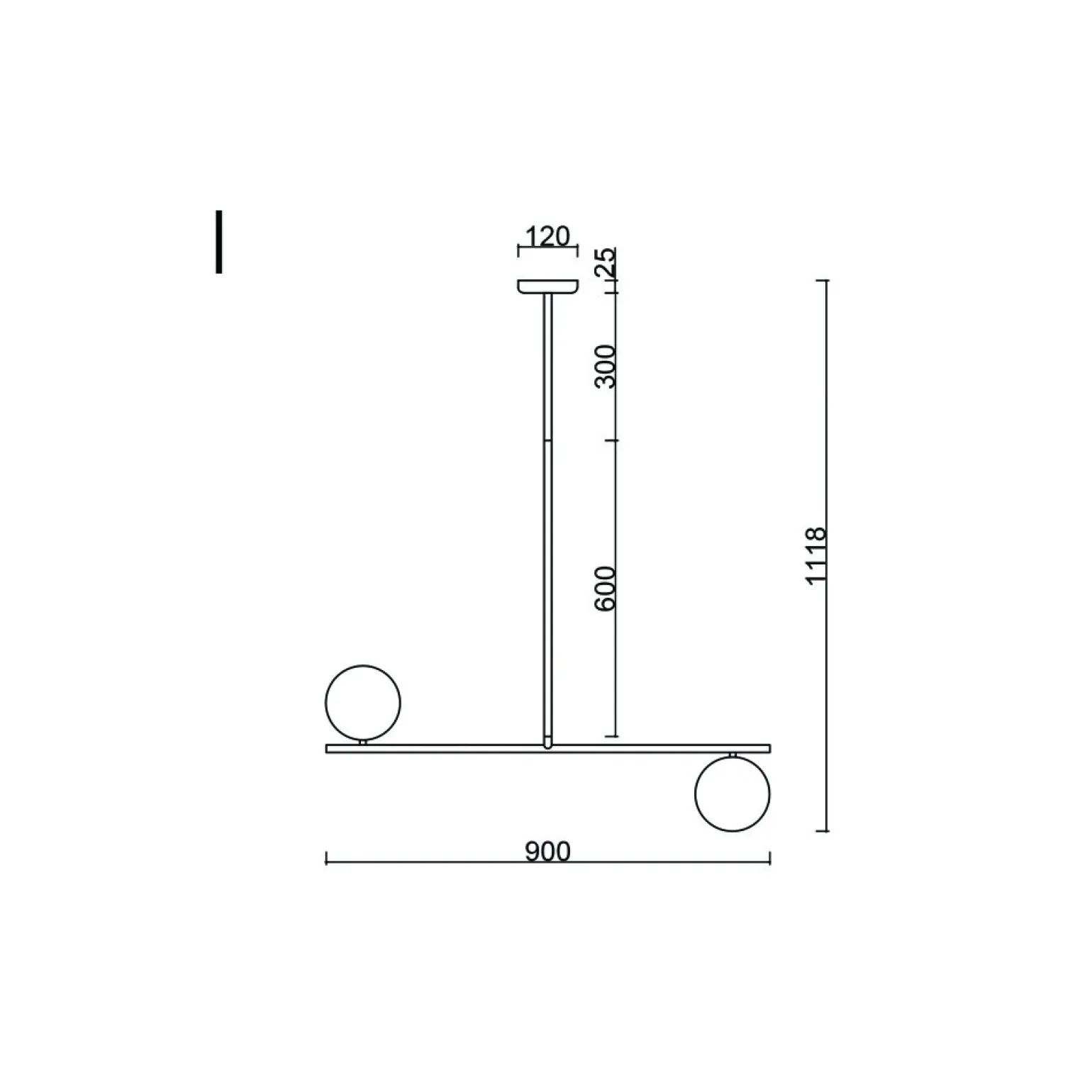 SUGURI C czarna lampa sufitowa w rozmiarze L z podwyższoną szczelnością IP44 (SGC322RS36) - Ummo