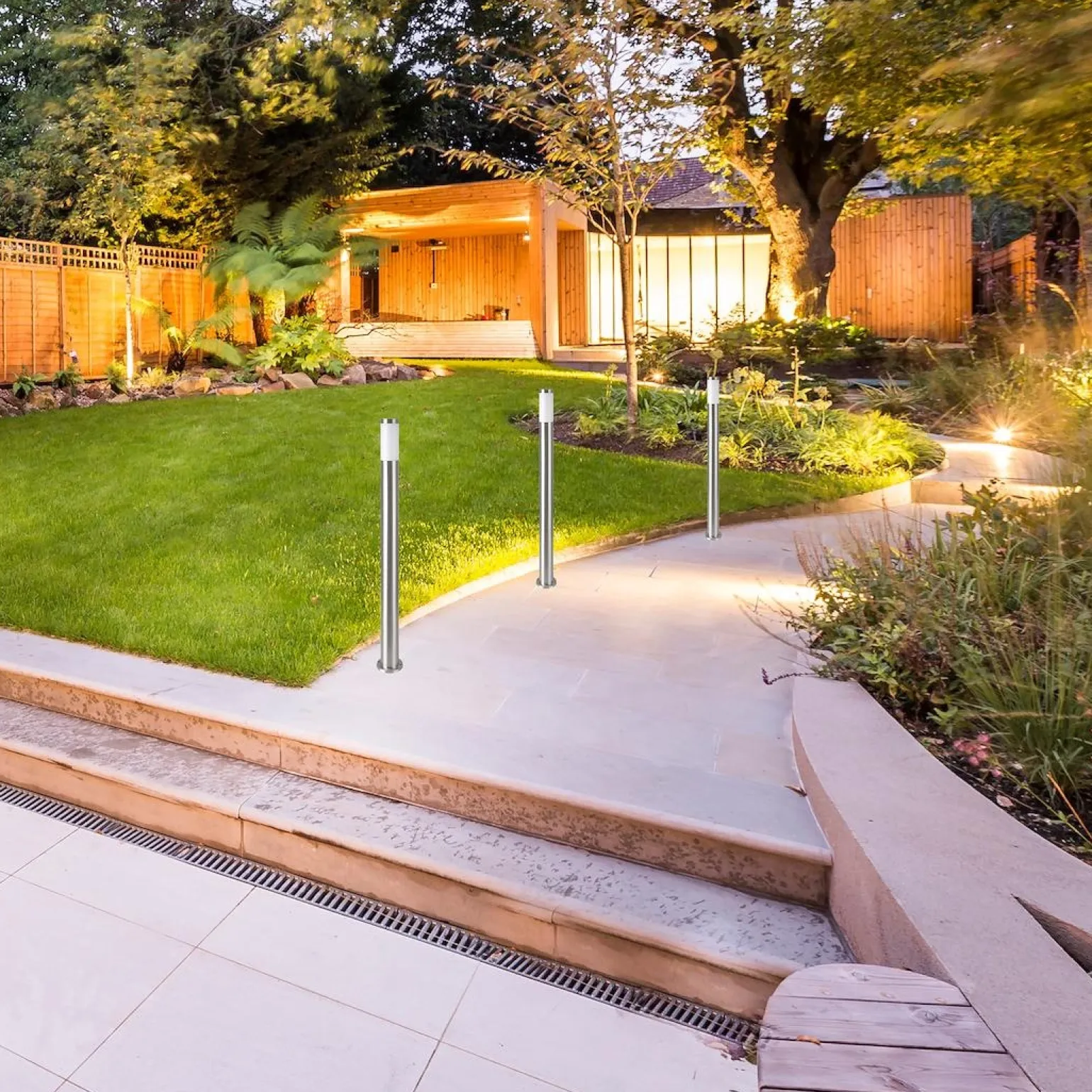 Słupek Ogrodowy Brooklyn 1xE27 IP44 45cm (EKO1703) - Eko-Light