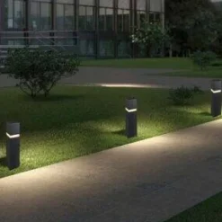 Słupek ogrodowy Fuku - Antracyt (400 mm) (9916) - Shilo Garden