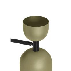 SUPURU W oliwkowa regulowana lampa ścienna / kinkiet z czarną rurką (SUK11420) - Ummo