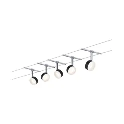 System linkowy ClearLED 5x4W Czarny/Chrom 12VDC tworzywo sztuczne (PL94457) - Paulmann