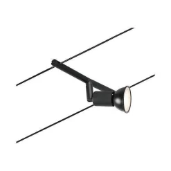 System linkowy spot Salt max1x10W GU5,3 Czarny mat/Chrom 12V DC 60VA twszt/metal (PL94447) - Paulmann