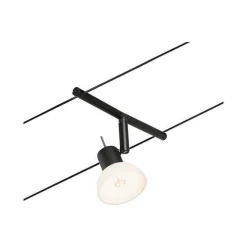 System linkowy spot Sheela max1x10W GU5,3 Czarny mat/Chrom 12V DC 60VA twszt/metal (PL94451) - Paulmann