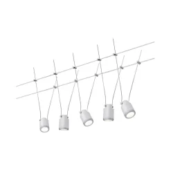 System linkowy TunLED 5x4W Biały/Chrom Mat 230/12V Tworzywo sztuczne (PL3980) - PAULMANN