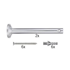 System linkowy wspornik sufitowy 1 para, chrom, fi16mm (PL17806) - PAULMANN