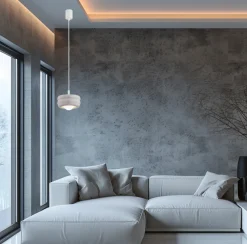 Szklana pojedyncza lampa wisząca TEVO (8814) - Argon