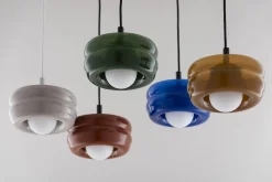 Szklana pojedyncza lampa wisząca TEVO (8818) - Argon